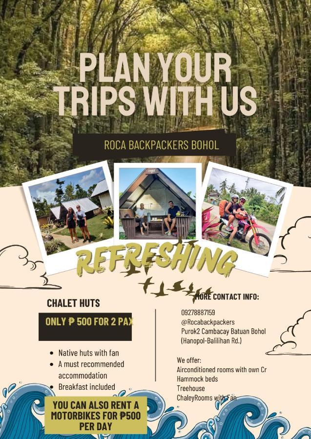 Roca'S Homestay Backpackers Chalet Batuan エクステリア 写真